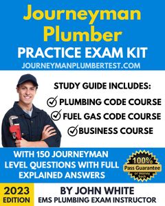 journeyman plumbing test questions